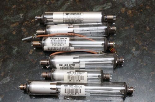 5 Melles Griot 1-uniphase   Helium Neon Laser Tubes tube 1mw lab grade Science