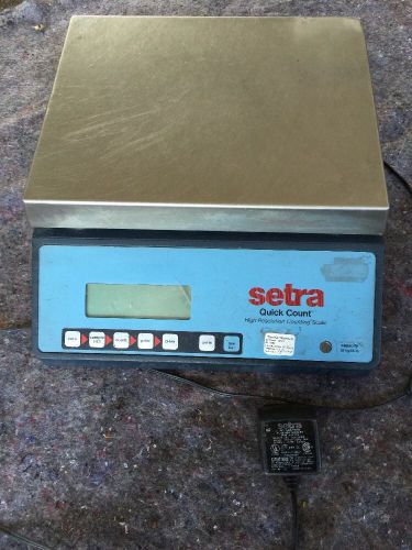 Setra Quick Count High Resolution Counting Scale