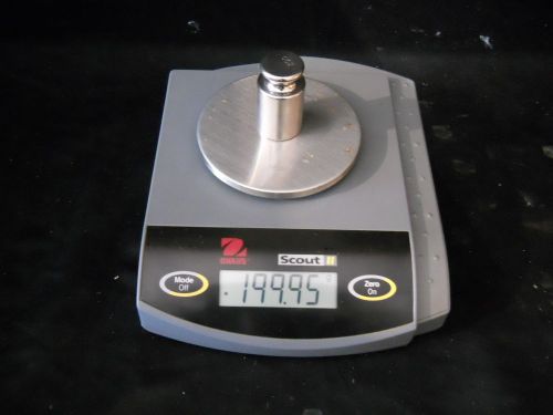OHAUS Scout II Balance Scale 200g Max Item No. SC2020