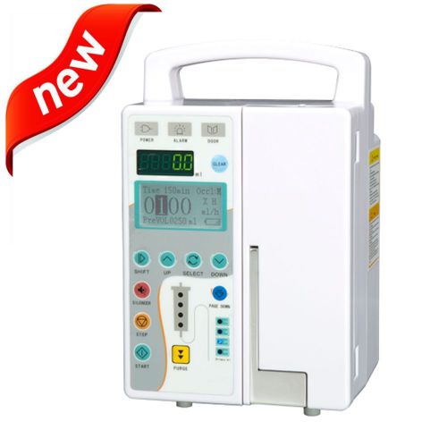 Hd lcd display medical iv fluid infusion pump equipment audible visual alarm ce for sale