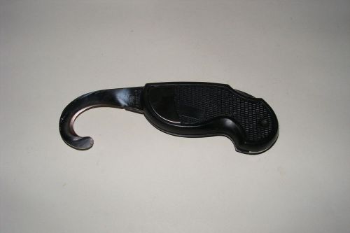 Jay-Pee EMT Seatbelt CuttingTool Curved sharp blade folding Knife Leather Sheath