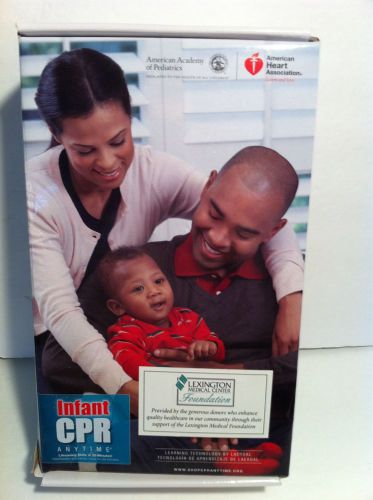 Infant CPR Anytime - Brown Skin  Manikin and DVD ( English /Spanish ) Brand New