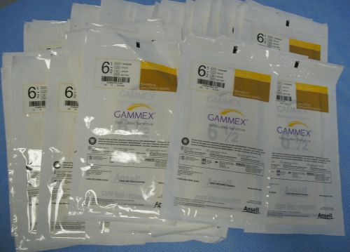 48pkg/pr ansell gammex non-latex sensitive surgical gloves #20277265 for sale