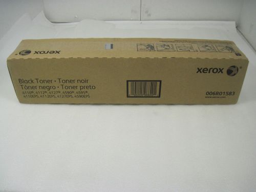 New Sealed Xerox 006R01583 Black Toner Cartridge 4110 4112 4127 4590 4595