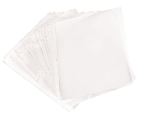 Miles Kimball Sheet Protectors With holes, Clear 