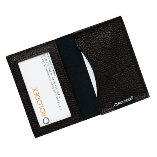 Rolodex Personal Card Case Black, Holds 36 Cards - FREE SHIPPING
