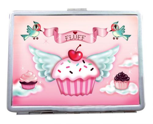 New Fluff  Cupcake Heaven Sprinkles Sweets Business Card  ID Holder