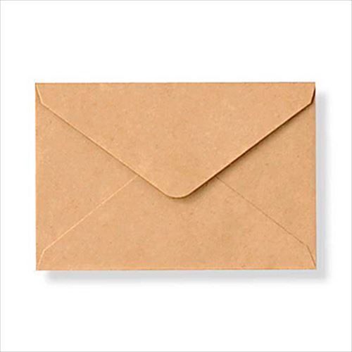 MUJI Moma Kraft envelope 94?x140mm 20 sheets from Japan New