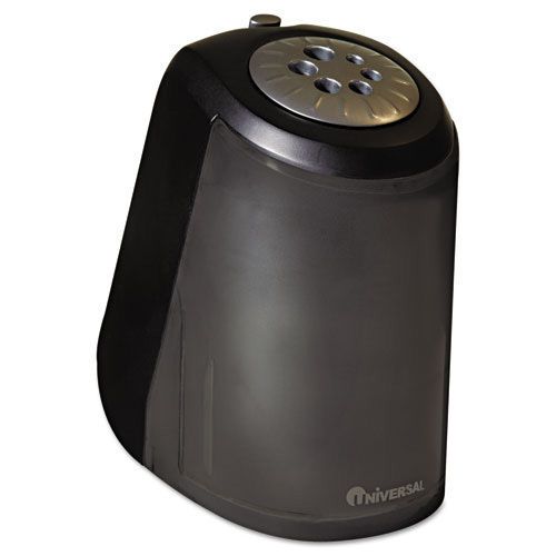 Universal Pencil Sharpener, Electric, Heavy Duty, Black/Gray. Sold as Each