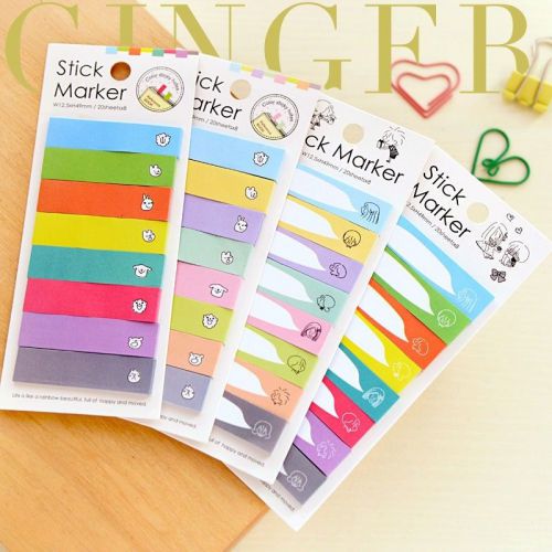 Funny Cartoon 160 Pages Sticker Post It Bookmark Mark Tab Index Pad Sticky Notes