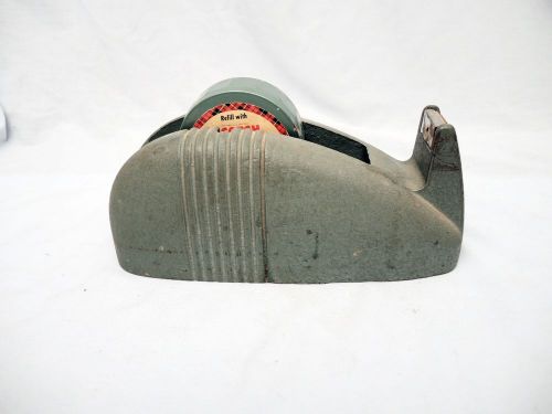Vintage Cast Iron/Metal Desk Scotch Tape Dispenser - Minnesota Mining Company