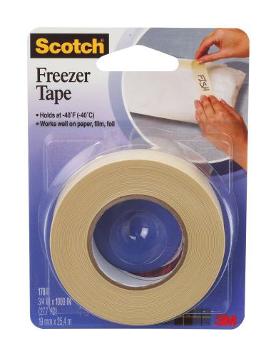 NEW Scotch Freezer Tape, 3/4 x 1000 Inch (178)