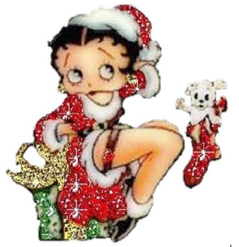 30 Return Address Labels Betty Boop Christmas Buy 3 get 1 free (bb46)