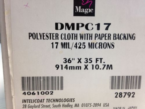 Ink jet polyester cloth dmpc17  36in x 35ft - magic large format for sale