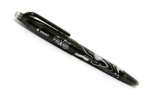 Pilot frixion erasable gel ink pen - 0.5 mm - black for sale