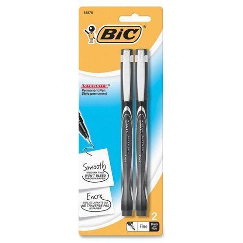 Bic Intensity Fine Point Permanent Pen - Fine Pen Point Type - 0.5 (fpinp21bk)