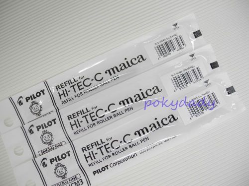 5pcs refill BLS-HCM3 for Pilot Hi-Tec C Maica 0.3mm roller ball pen Orange