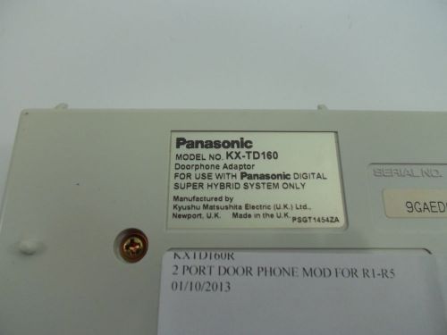 Panasonic kx-td161 4 port door phone/opener card for sale