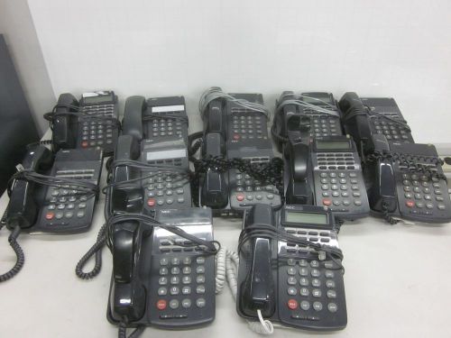 Lot of 12 NEC ETW-8-2 (BK) Office Business Phone Telephone &amp; Handsets - Used