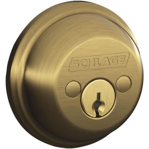 Schlage Lock B62NV609 Double-Cylinder Deadbolt-AB 2CYL DEADBOLT