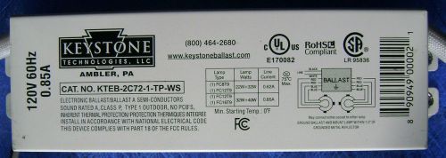 Keystone KTEB-2C72-1-TP-WS Fluorescent Light Circline Ballast 22 &amp; 32W  32 &amp; 40W