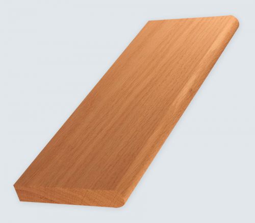 Oak landing nosing 3/4&#034; x 4-1/4&#034; x lineal foot - stair parts made to order for sale