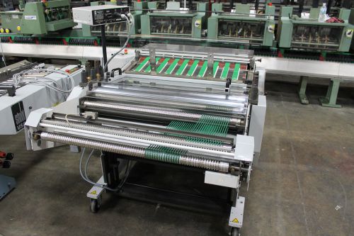 Heidelberg stahl vsa 3-86/m 33&#034; wide pressure stacker with counter for sale