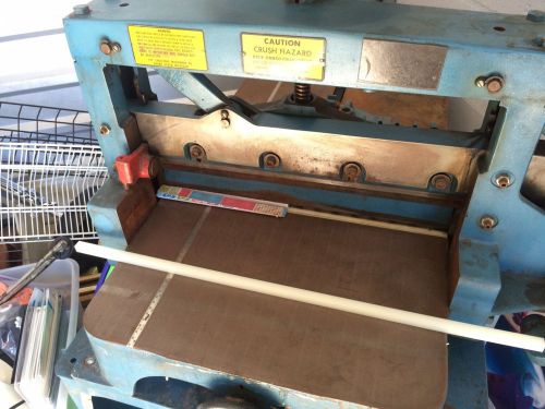 Challenge Machinery 19&#034; Paper Cutter with cabinet