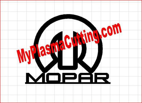 MOPAR logo CNC Plasma .dxf clip art