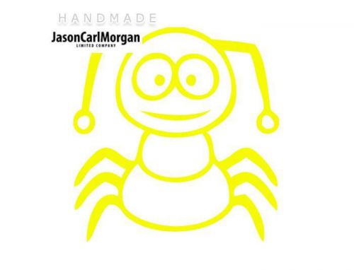 JCM® Iron On Applique Decal, Insects Neon Yellow