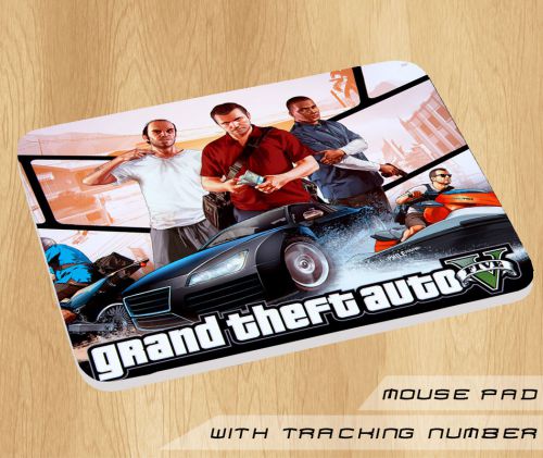 GTA Grand Theft Auto V 5 Logo Mouse Pad Mats Mousepads Game Hot Design