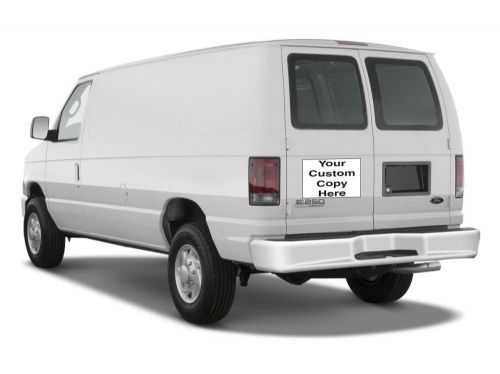 12&#034; x 18&#034; rect .030 custom magnetic vinyl sign your copy m color car truck van for sale