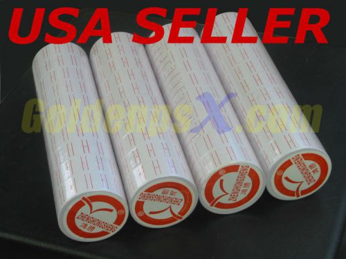 10 tube ( 100 rolls ) Labels For MX-5500 single line Price Label Gun