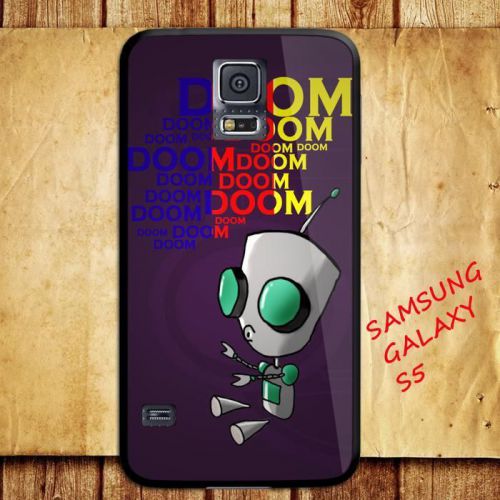 iPhone and Samsung Galaxy - Gir Invader Zim Doom Doom Blue Red Yellow - Case