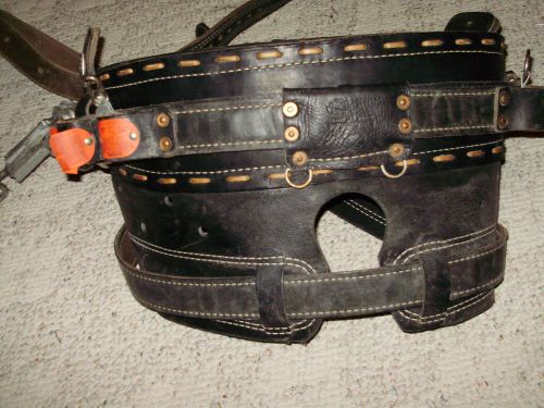 Buckingham leather climbing belt
