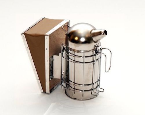 Stainless Steel Beekeeper Smoker Grade A with Heat Guard