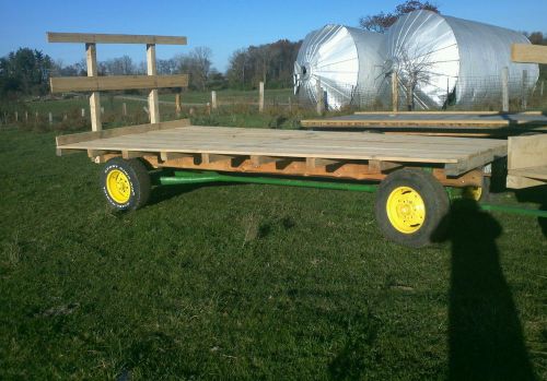 john deere hay wagon running gear new bed 8x16