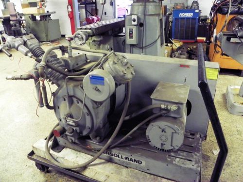 Ingersoll-rand 2-stage 5 hp continuous duty air compressor model 7t4x5 for sale