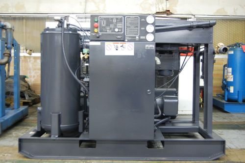 Quincy rotary screw compressor used, 50hp, 460v, air cooled, with starter for sale
