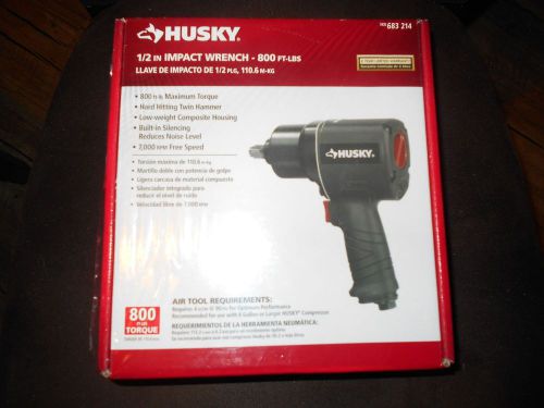 Husky 1/2 Impact Wrench 800 FT-LBS  683 214  /  Please See My Description