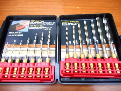 15 pc Unused CRAFTSMAN Professional Drill Bit Set--Complete with original Case