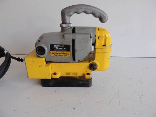 KIMBALL MIDWEST ROTO-KUT 82-4427 TRUCK FRAME &amp; FABRICATION MAGNETIC MAG DRILL