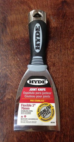 Hyde 06358 flexible 3&#034; drywall joint knife max grip pro series for sale