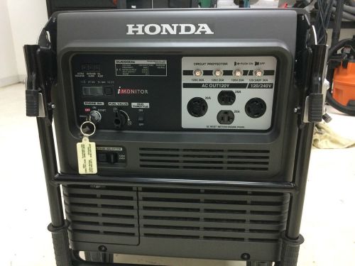Honda eu 6500 is inverter generator whisper quiet only 14 hours for sale