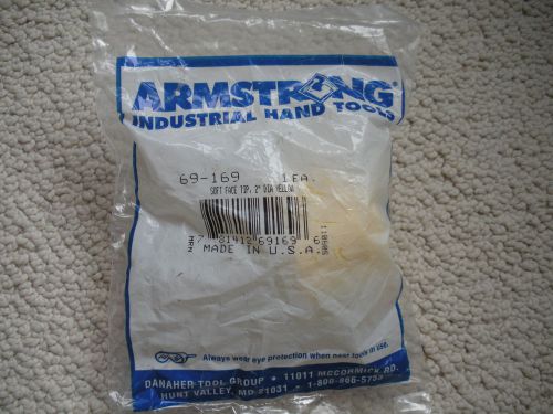 ARMSTRONG 69-169 SOFT FACE HAMMER TIP 2&#034; YELLOW