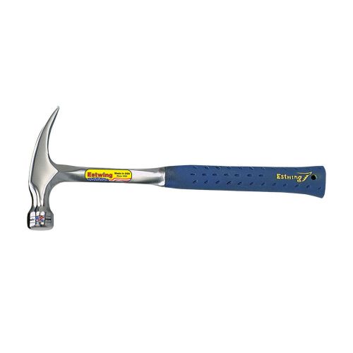 Estwing e3-16s 12.8&#034; 16oz solid steel full polished head hammer with vinyl grip for sale