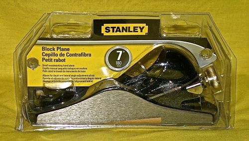 BRAND NEW STANLEY 7&#034; BLOCK PLANE IN THE ORIGINAL SEALED PACKAGE
