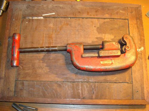 Vintage sears craftsman pipe cutter good condition 1/8&#034; to 2&#034; pipe for sale