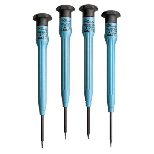 Screwdriver Set, Star, Fixed ESD Safe, 4Pc 58-0339