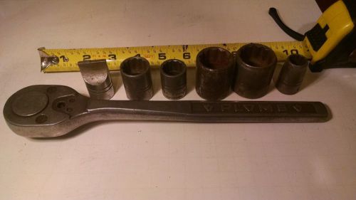 LOT OF 7 VINTAGE PLUMB TOOL WRENCH AND SOCKETS